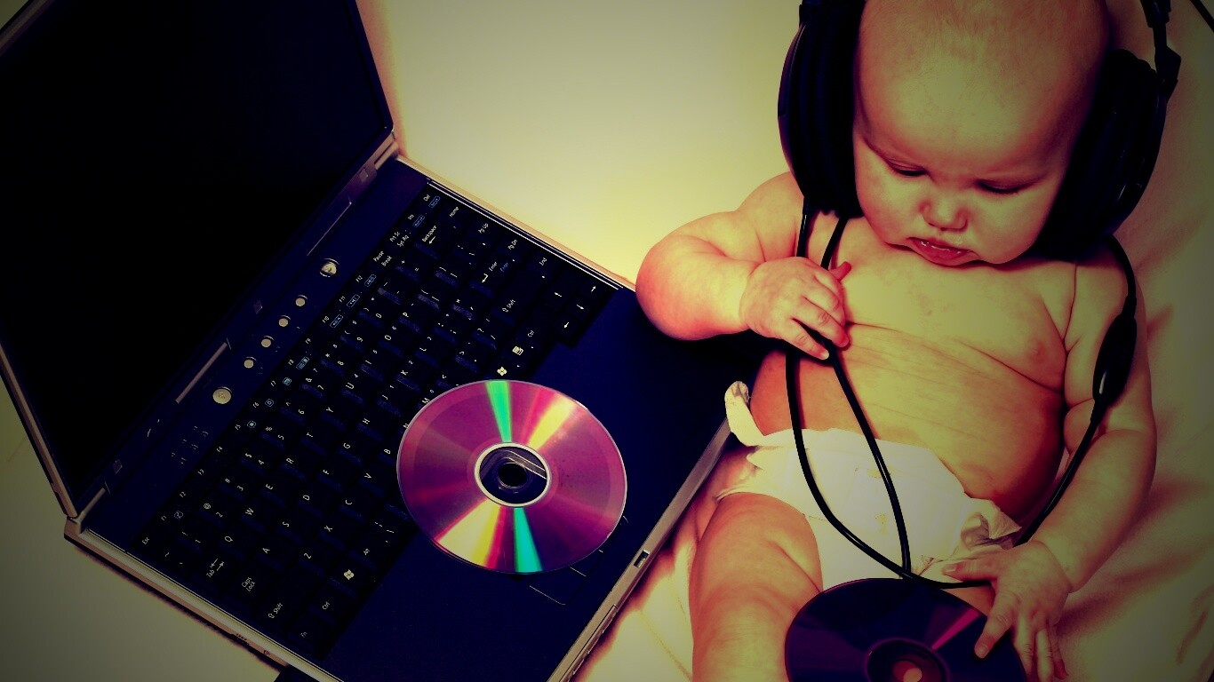 Маленький диск жокей обои