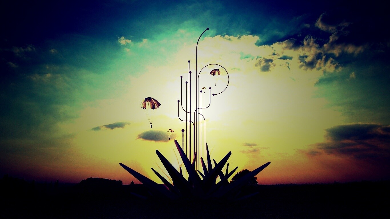 Абстрактный взрыв в настоящем мире обои