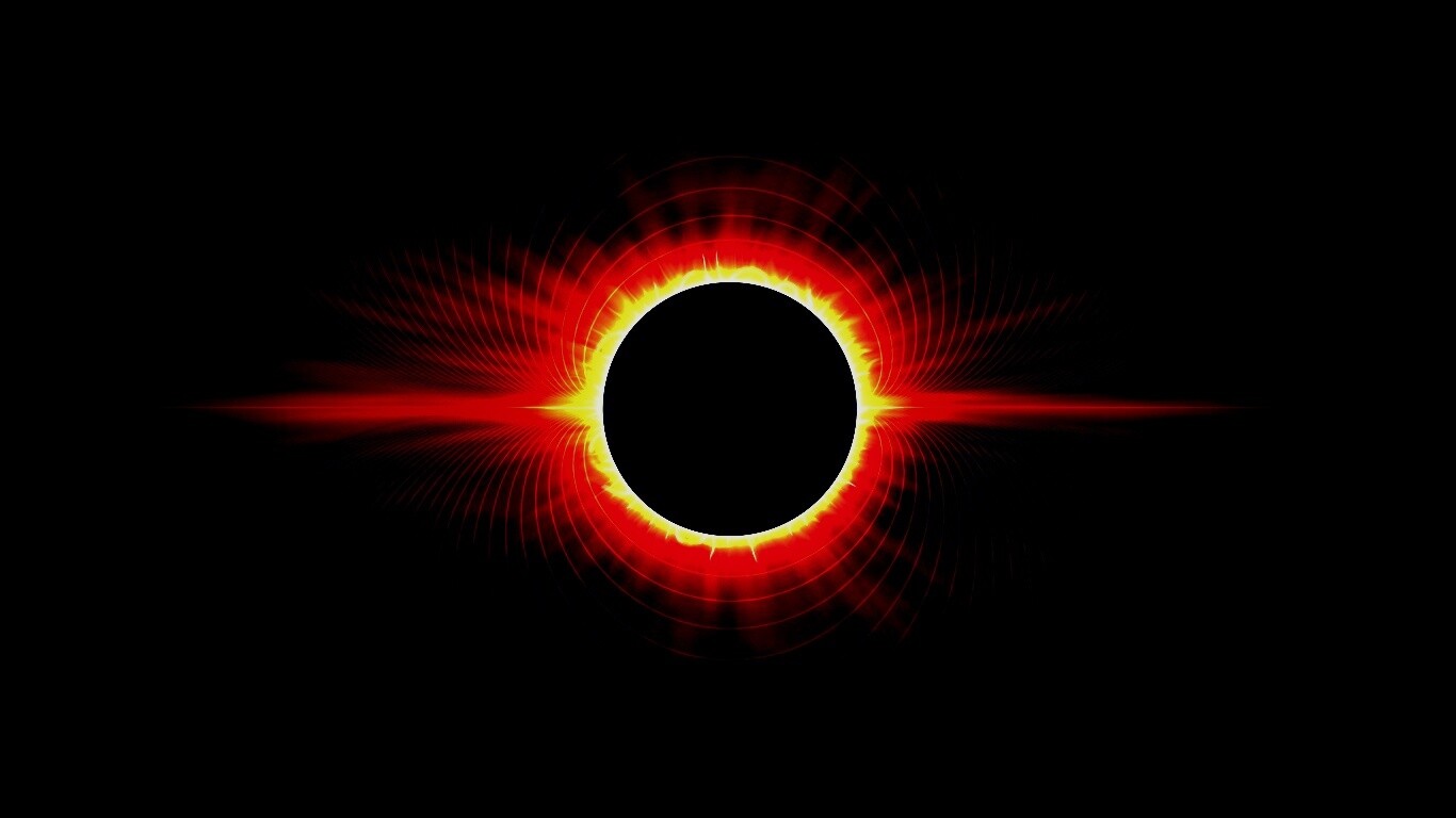 Солнецное затмение обои