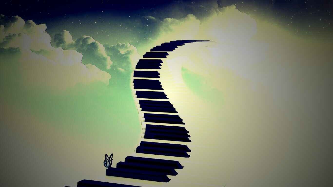 Музыка, которая ведёт нас на седьмое небо обои