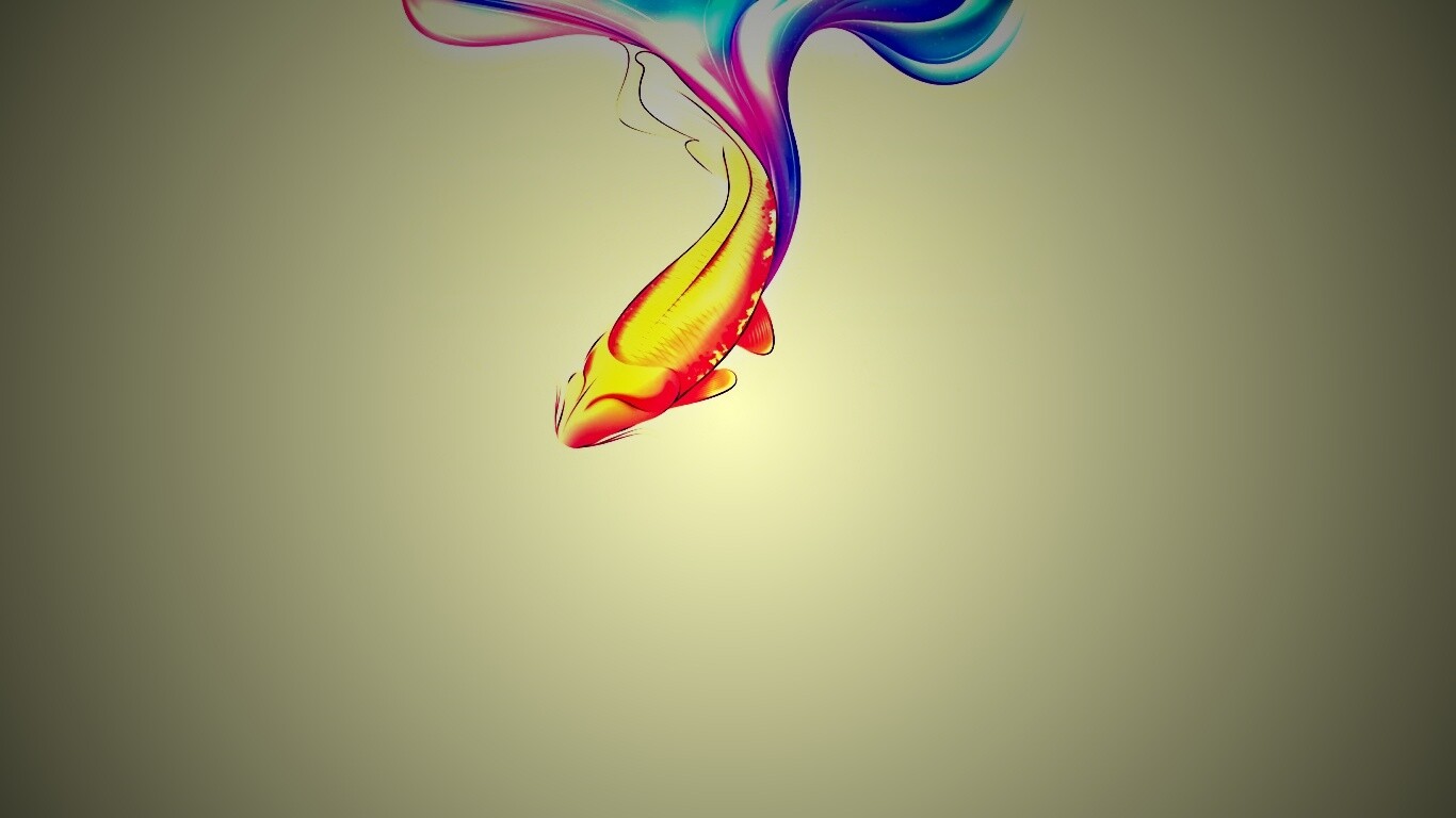 Золоая рыбка  обои