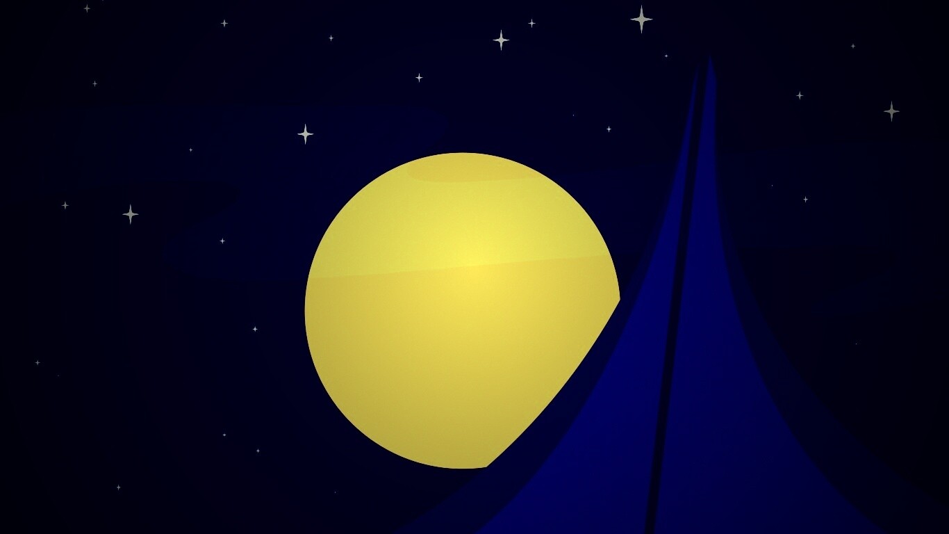 Полная луна обои