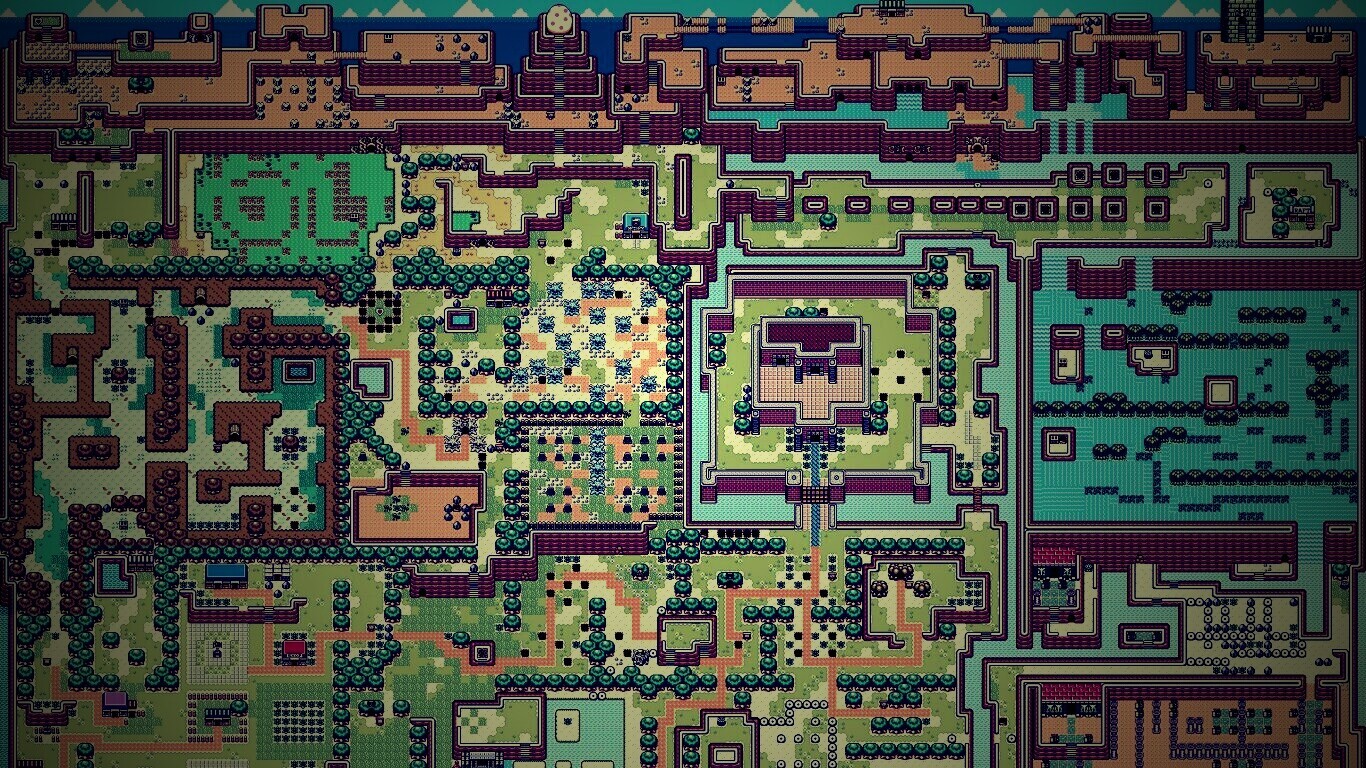 Пиксельный мир обои