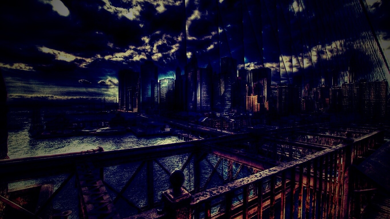 Вид с моста обои