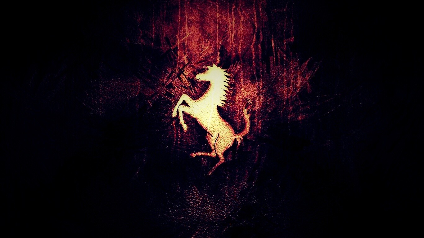 Конь из песка обои