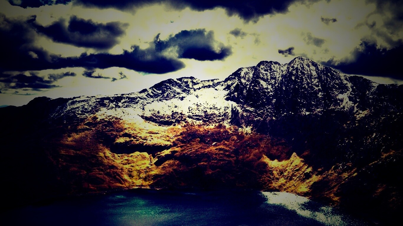 Вид на горы обои