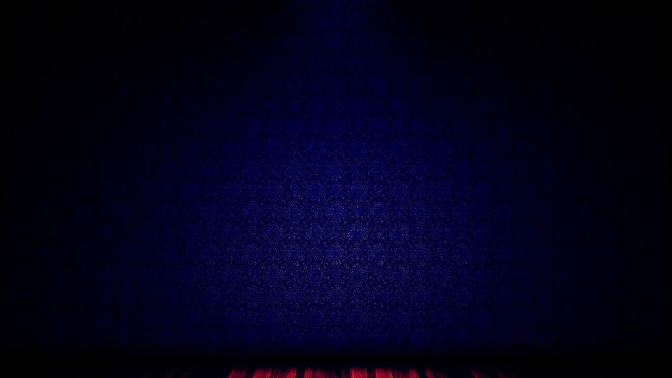 Комната с узорными обоями обои