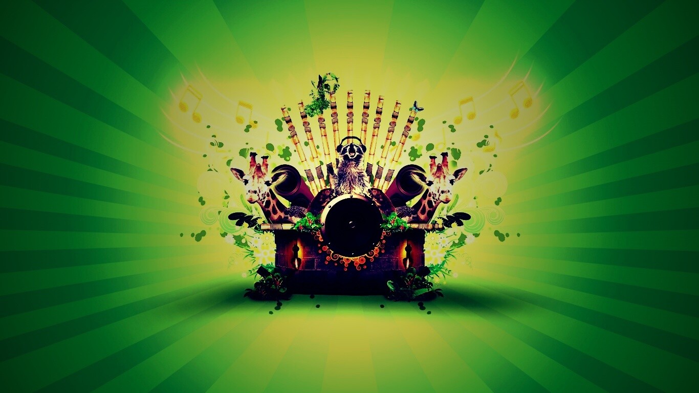 Музыка джунглей обои