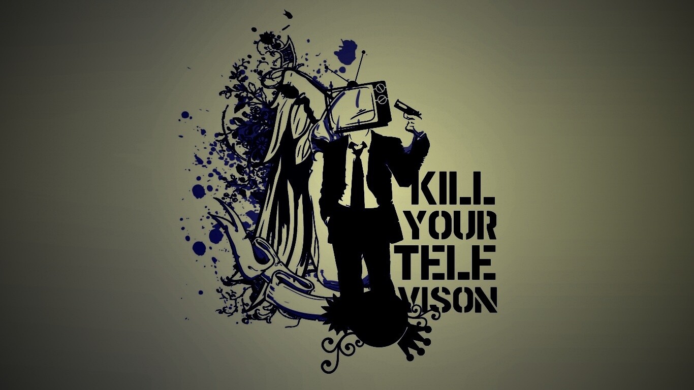 Убейте свой телевизор обои