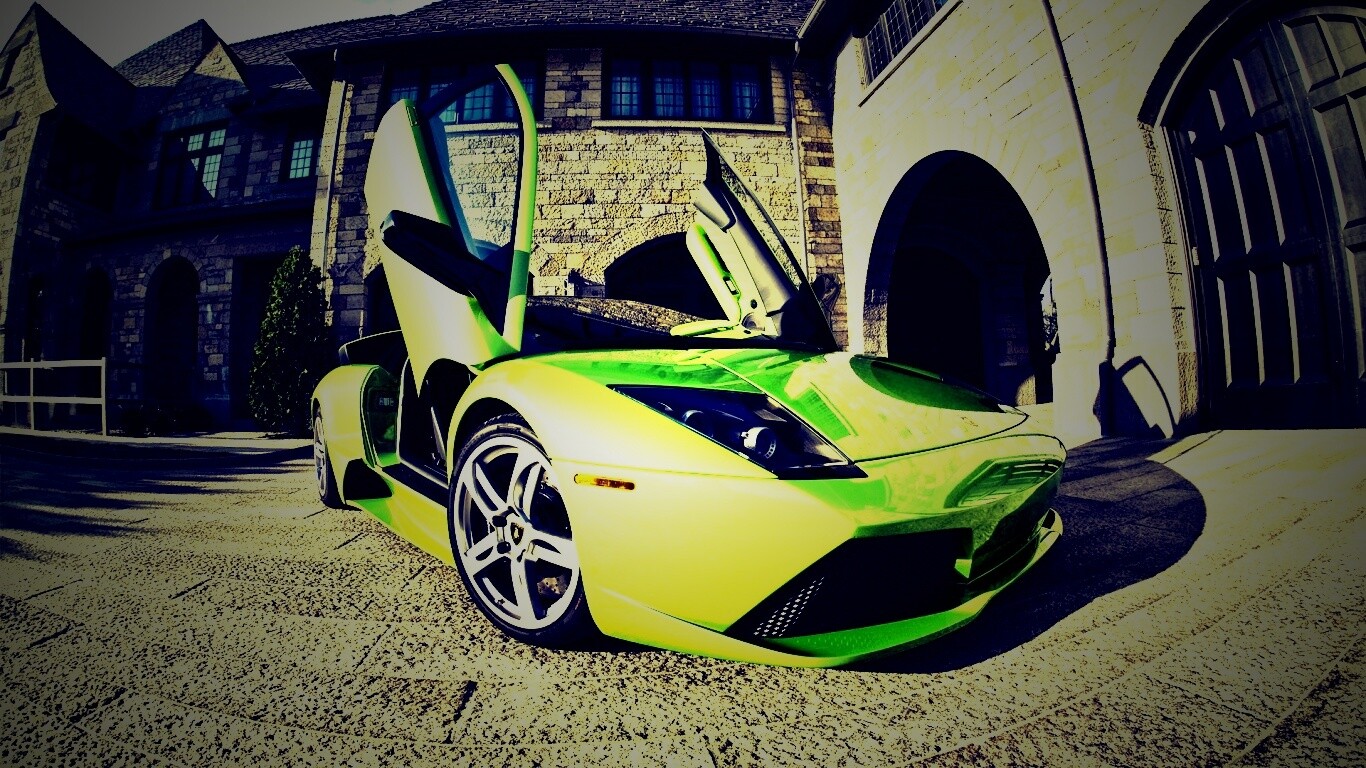 Зеленая ламба обои