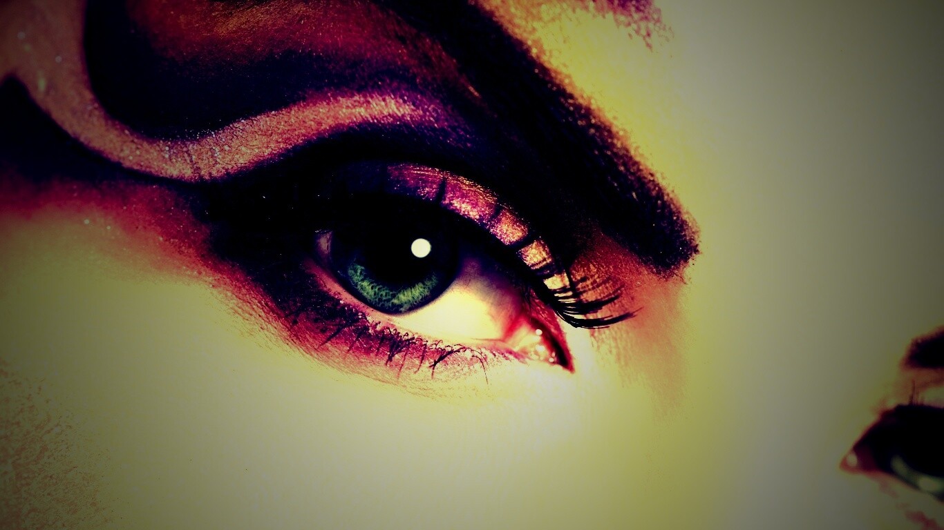 Красивый макияж для глаз обои