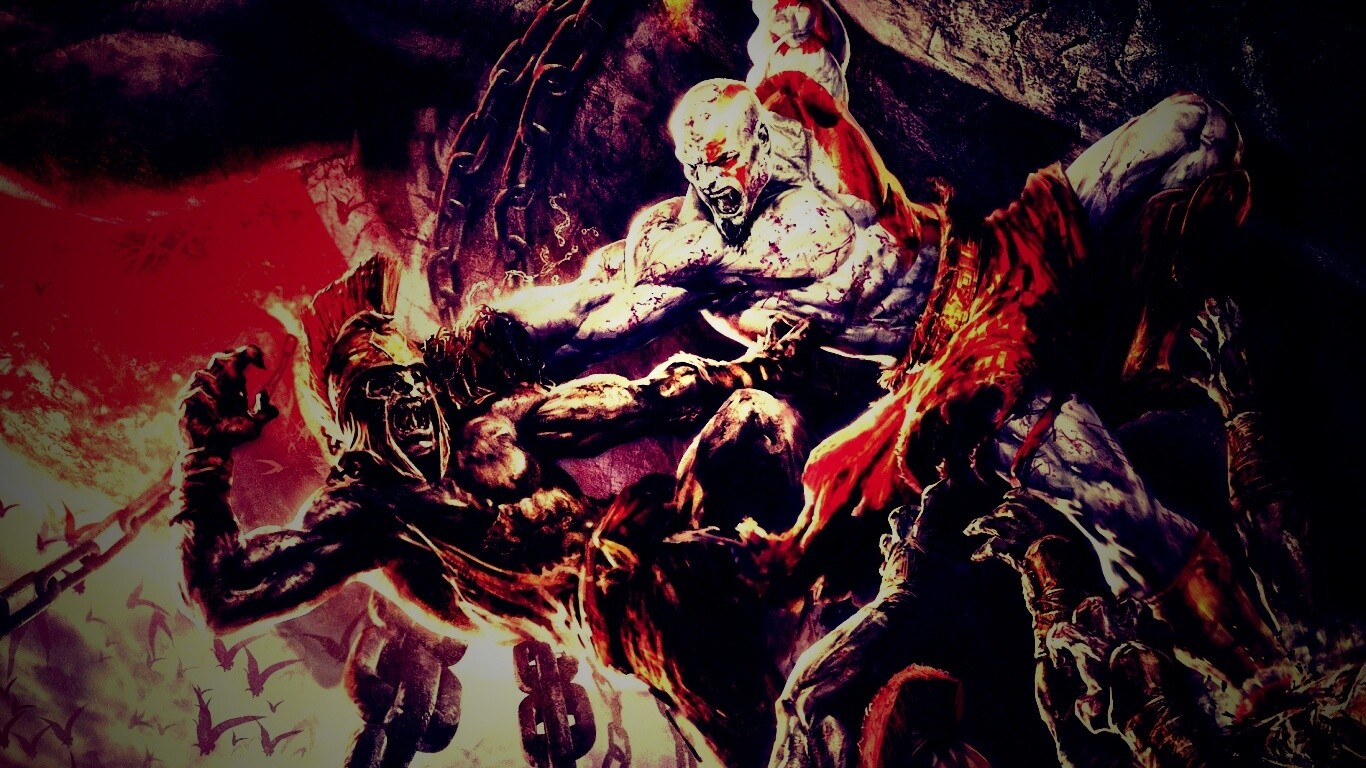 Бог войны обои