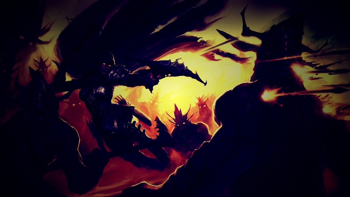 Охотник на демонов из Diablo 3 обои