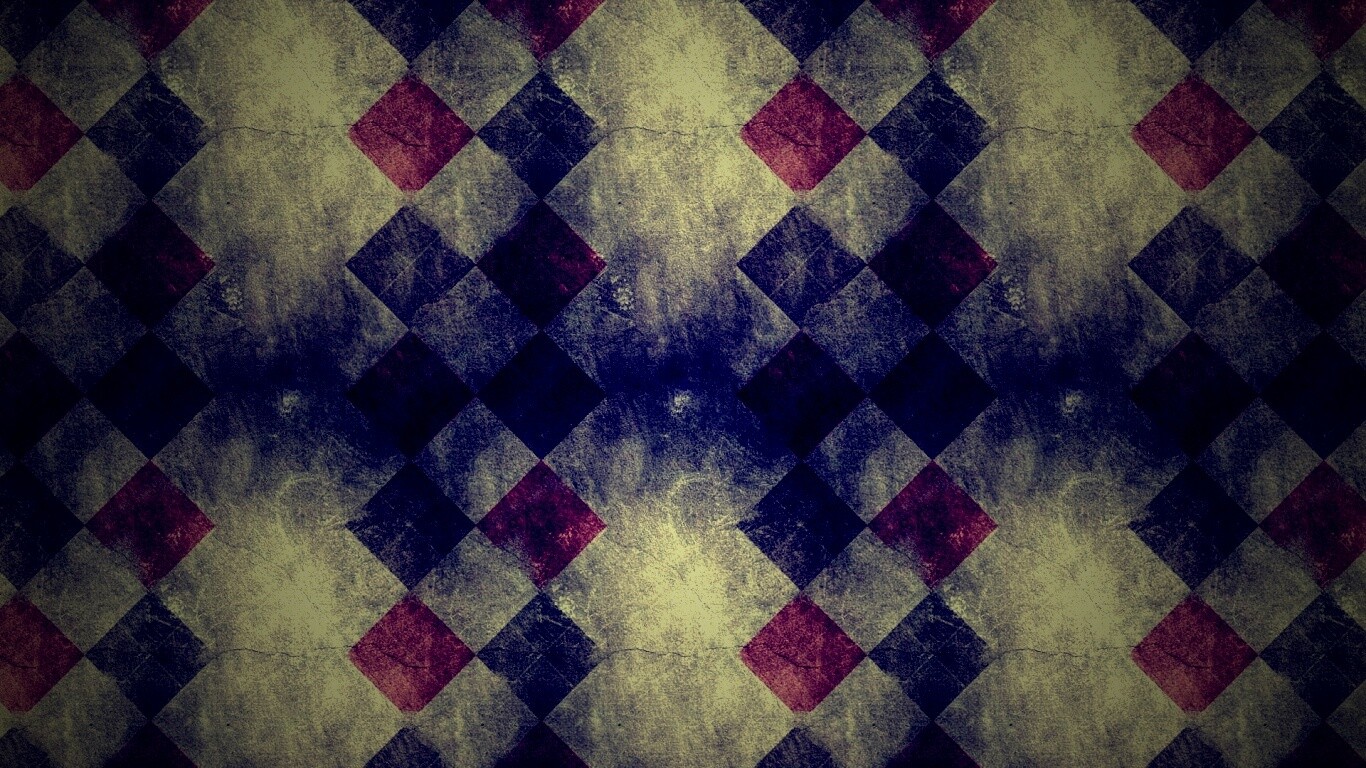 Клетчатый пол обои