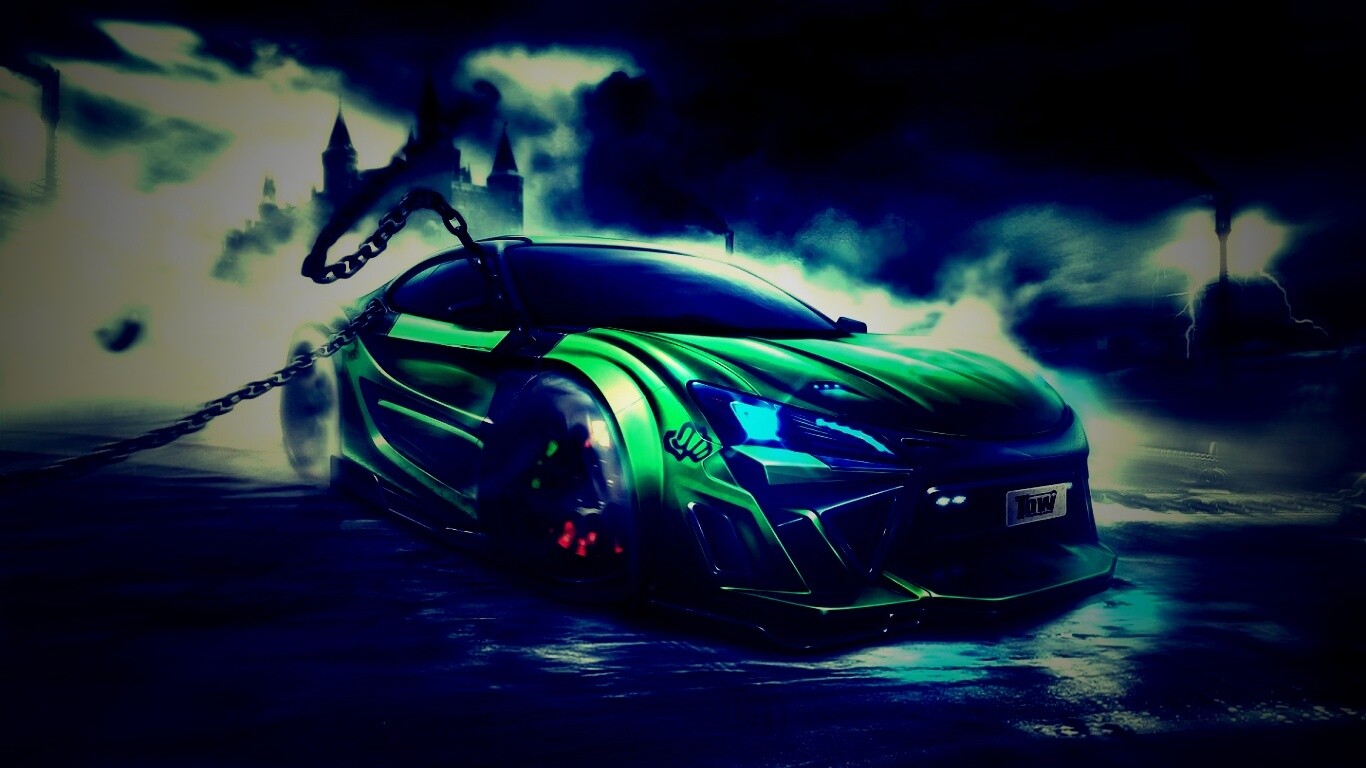 Дикое авто обои