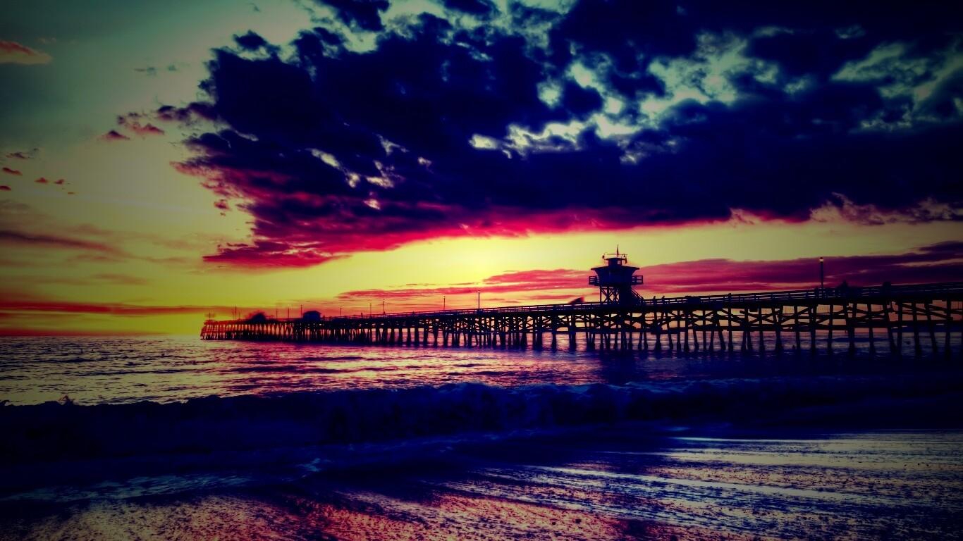 Морской прилив обои