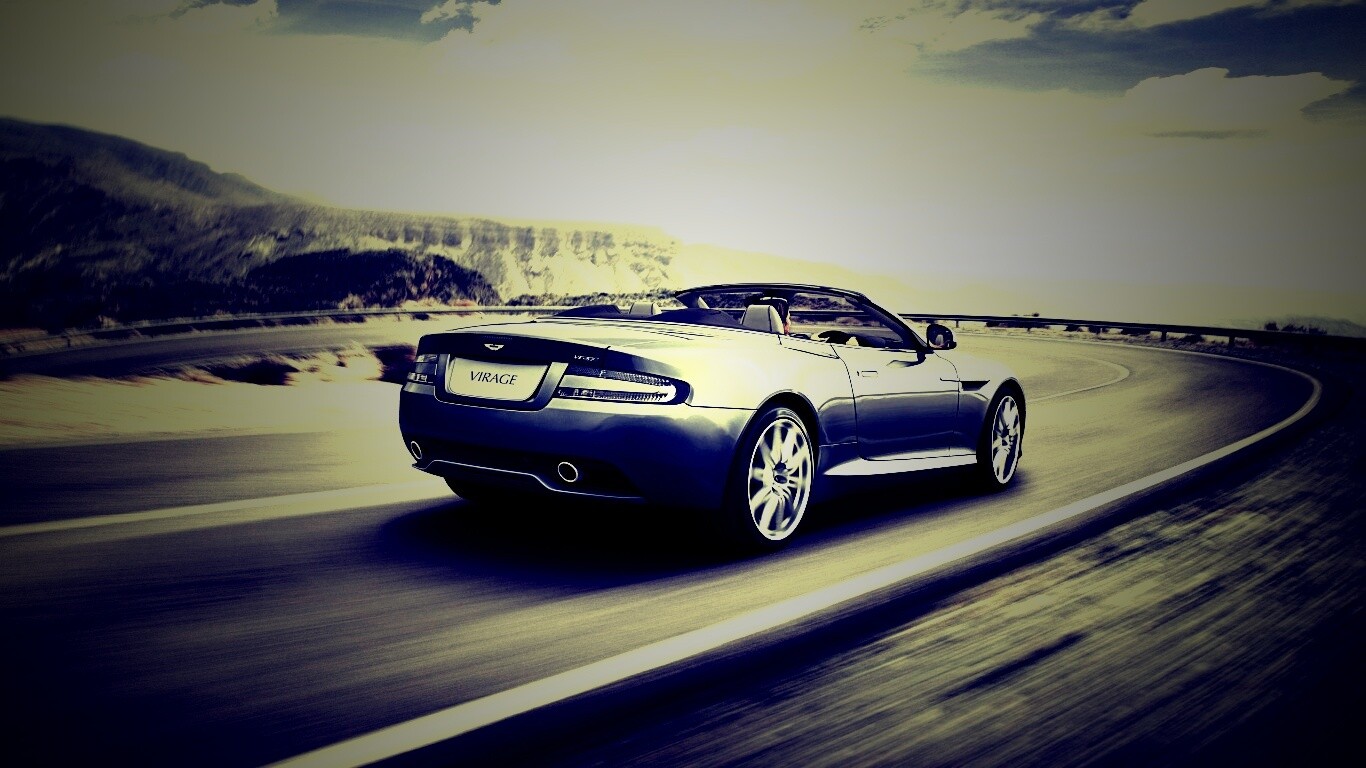 Астон кабриолет обои