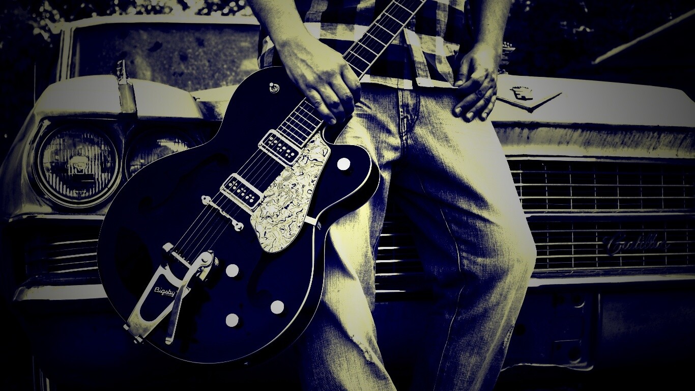 Gretsch и Cadillac обои
