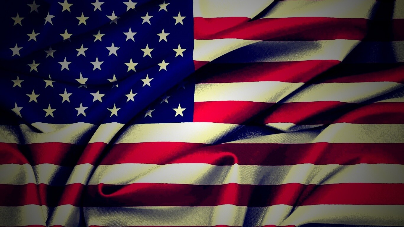 Флаг США обои