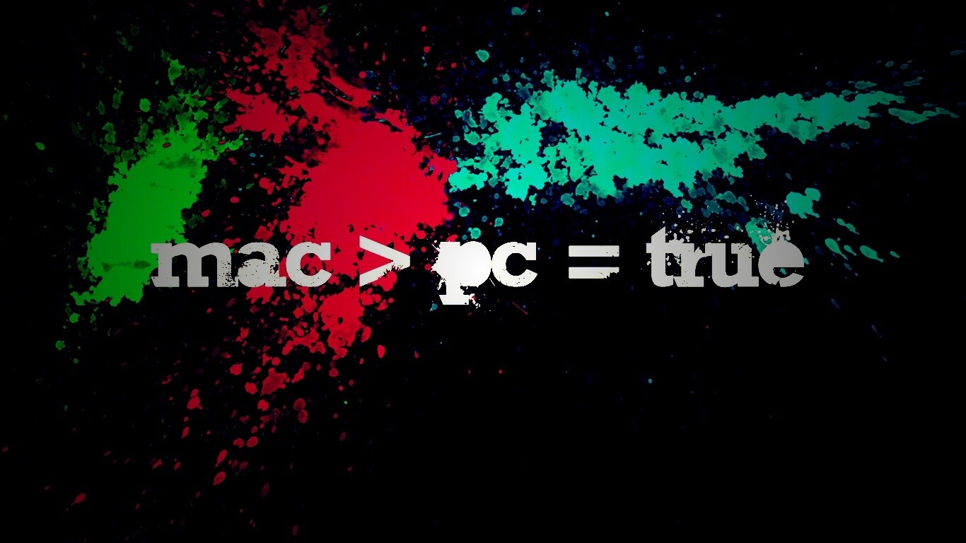 Mac лучше Pc обои