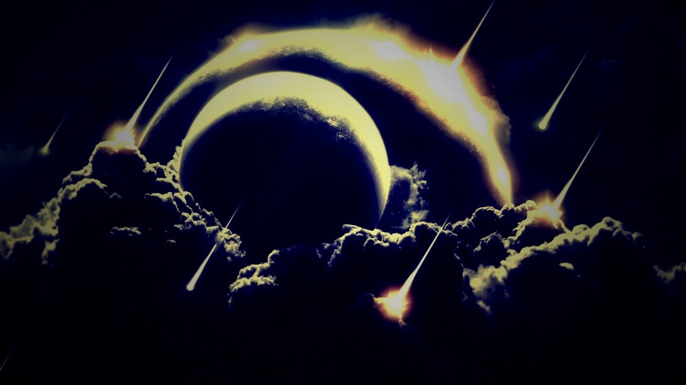 Астероидная атака обои