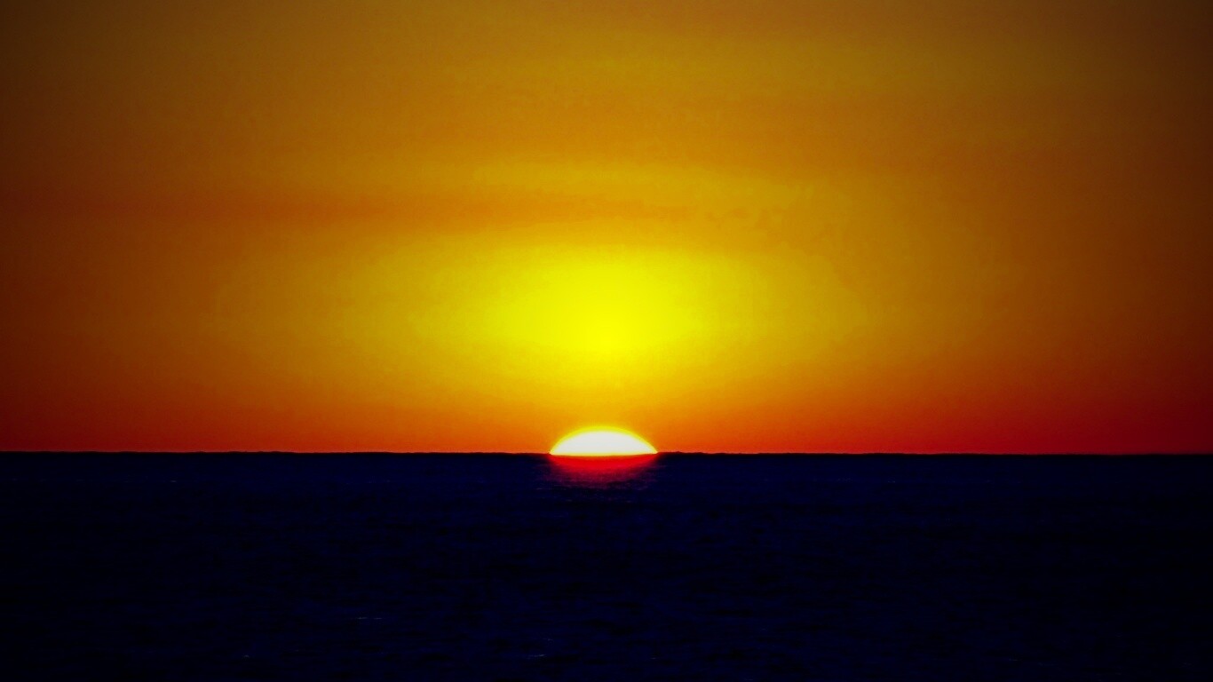 Идеальный закат обои