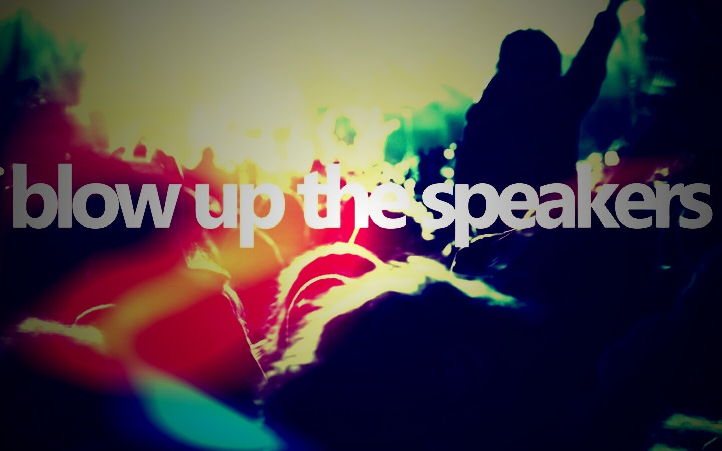Blow up the speakers обои