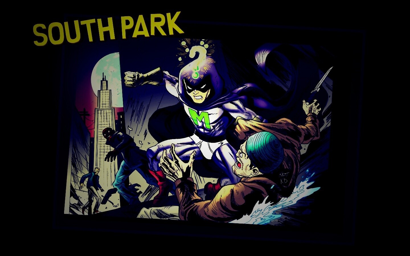 Комикс про Мистериона обои