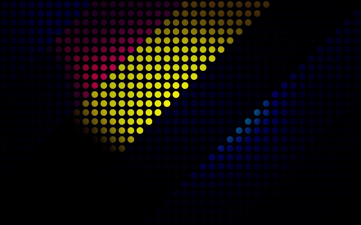 Полосы из цветных кругов обои