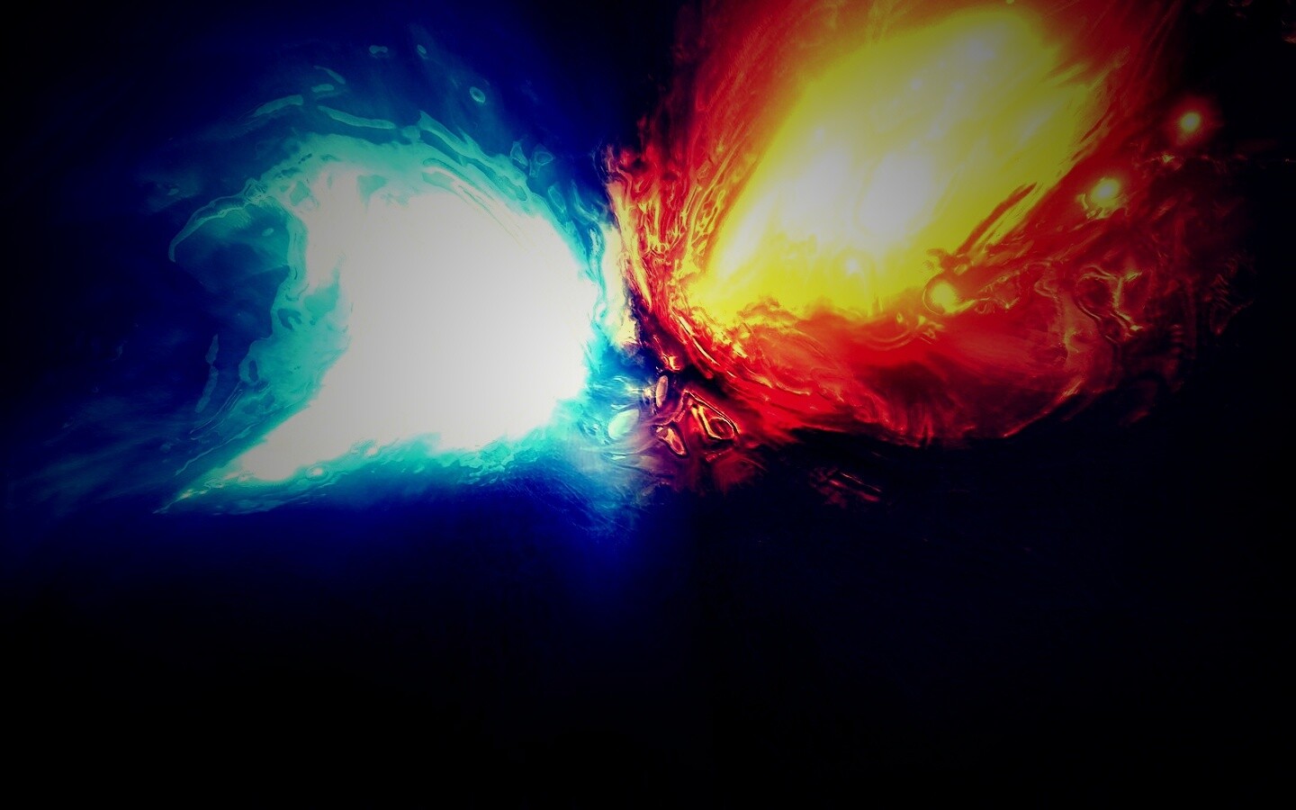 Огонь против льда обои