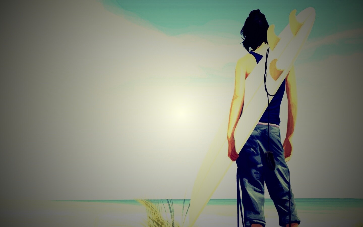 В ожидании волны обои