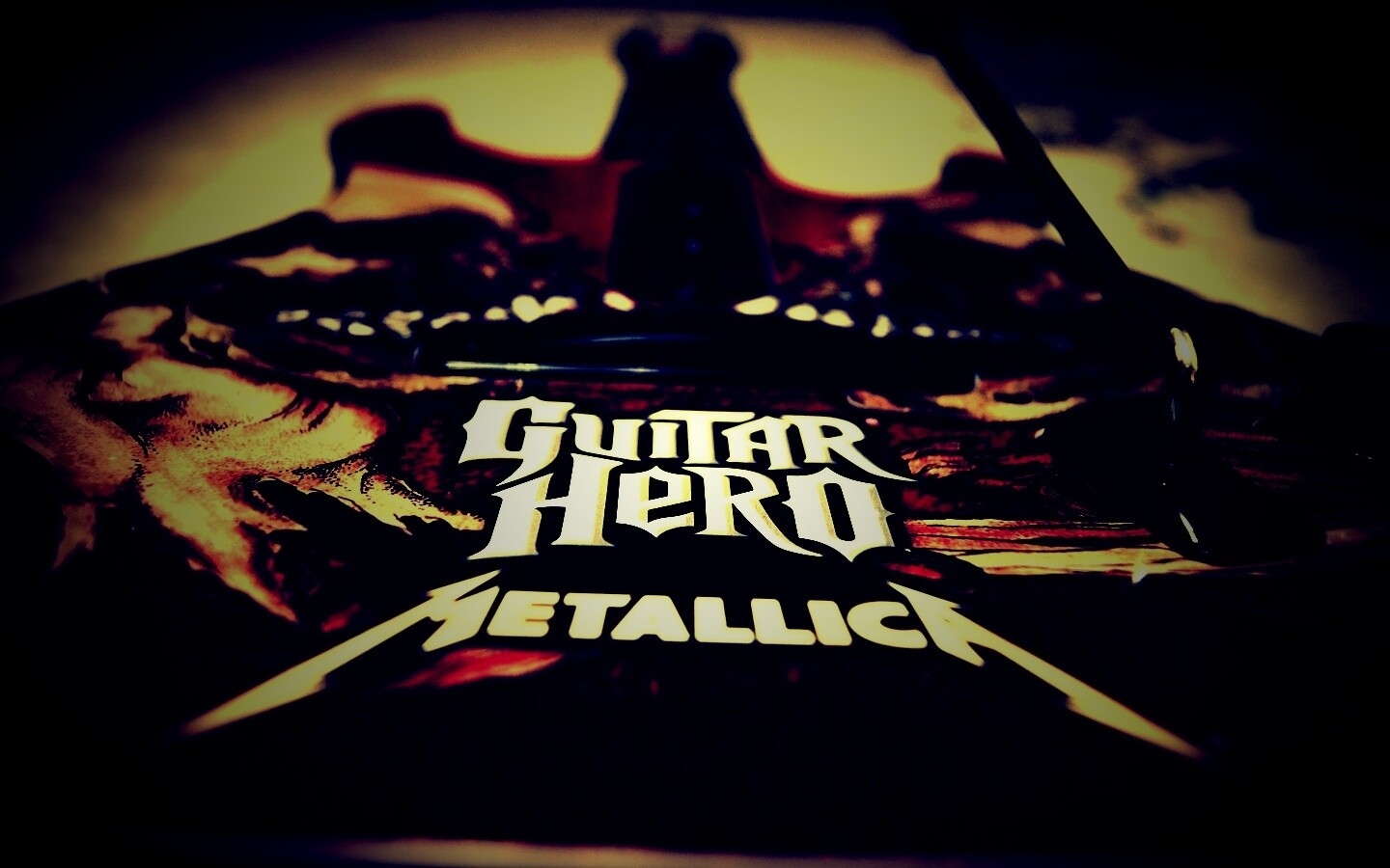 Контролер для Guitar Hero с Металликой обои