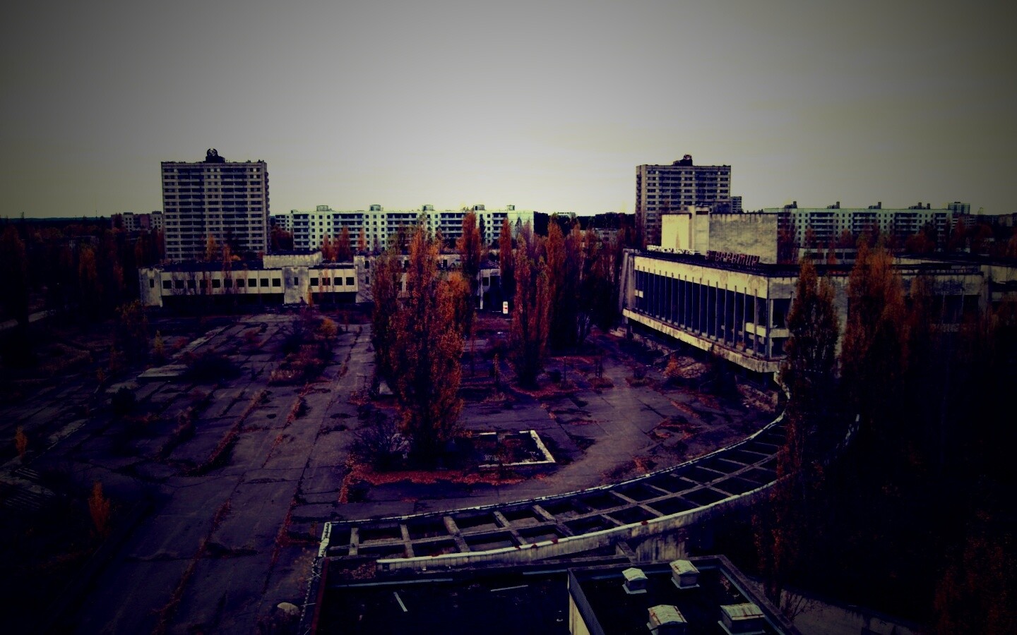 Площадь в Припяти обои