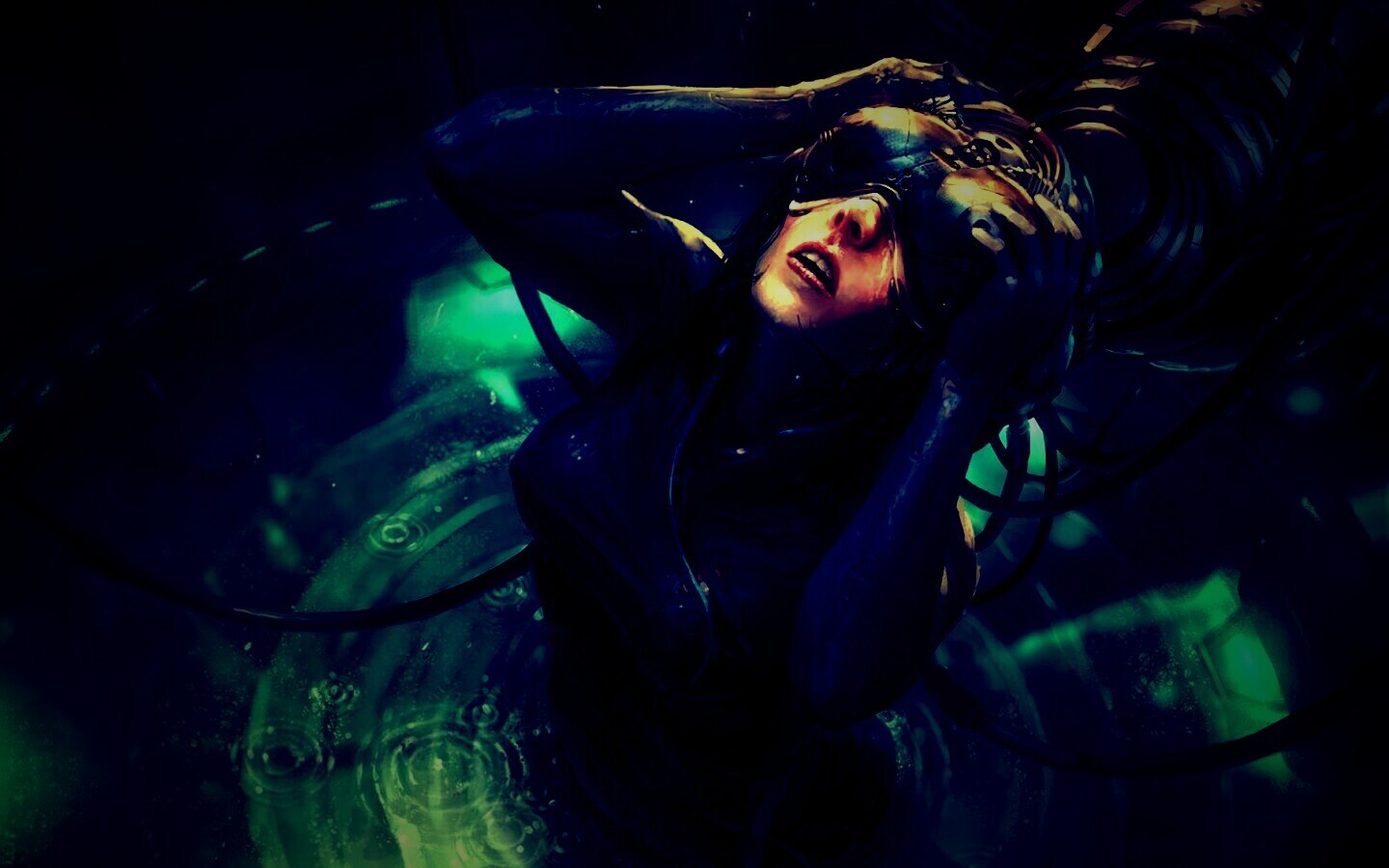 Подключенная к матрице обои