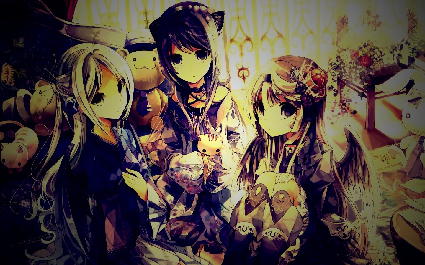 Три лоли обои