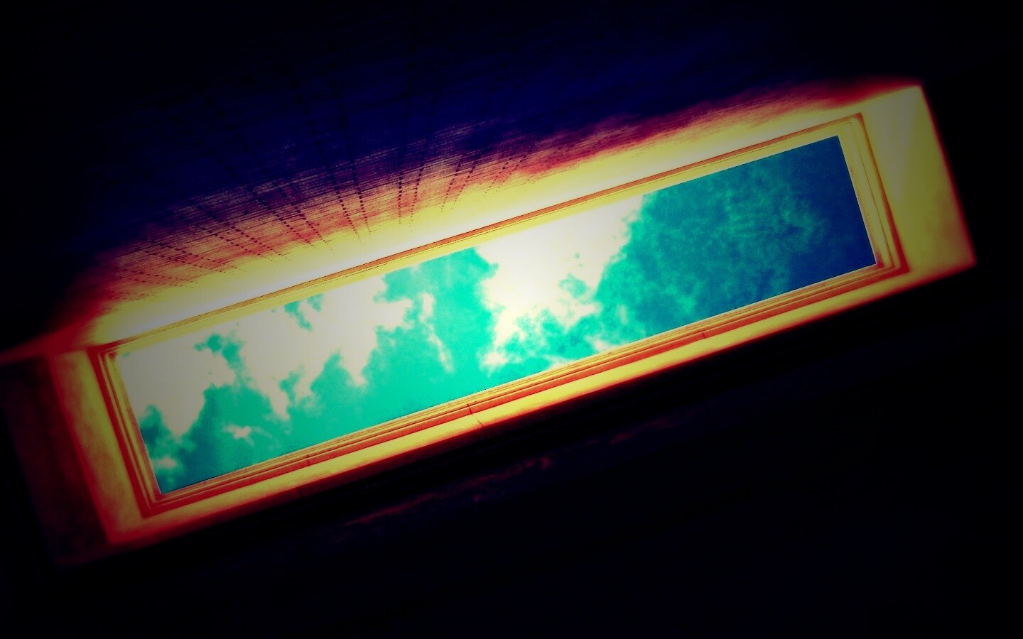 Прямоугольный каменный колодец обои