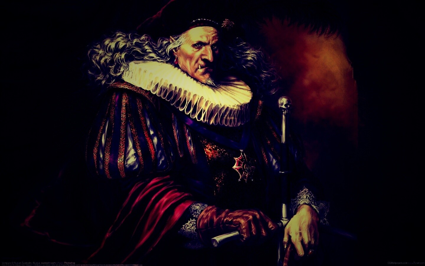 Портрет вампира обои