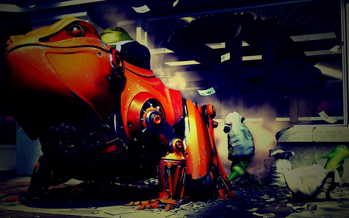 Боевой робот-жаба обои