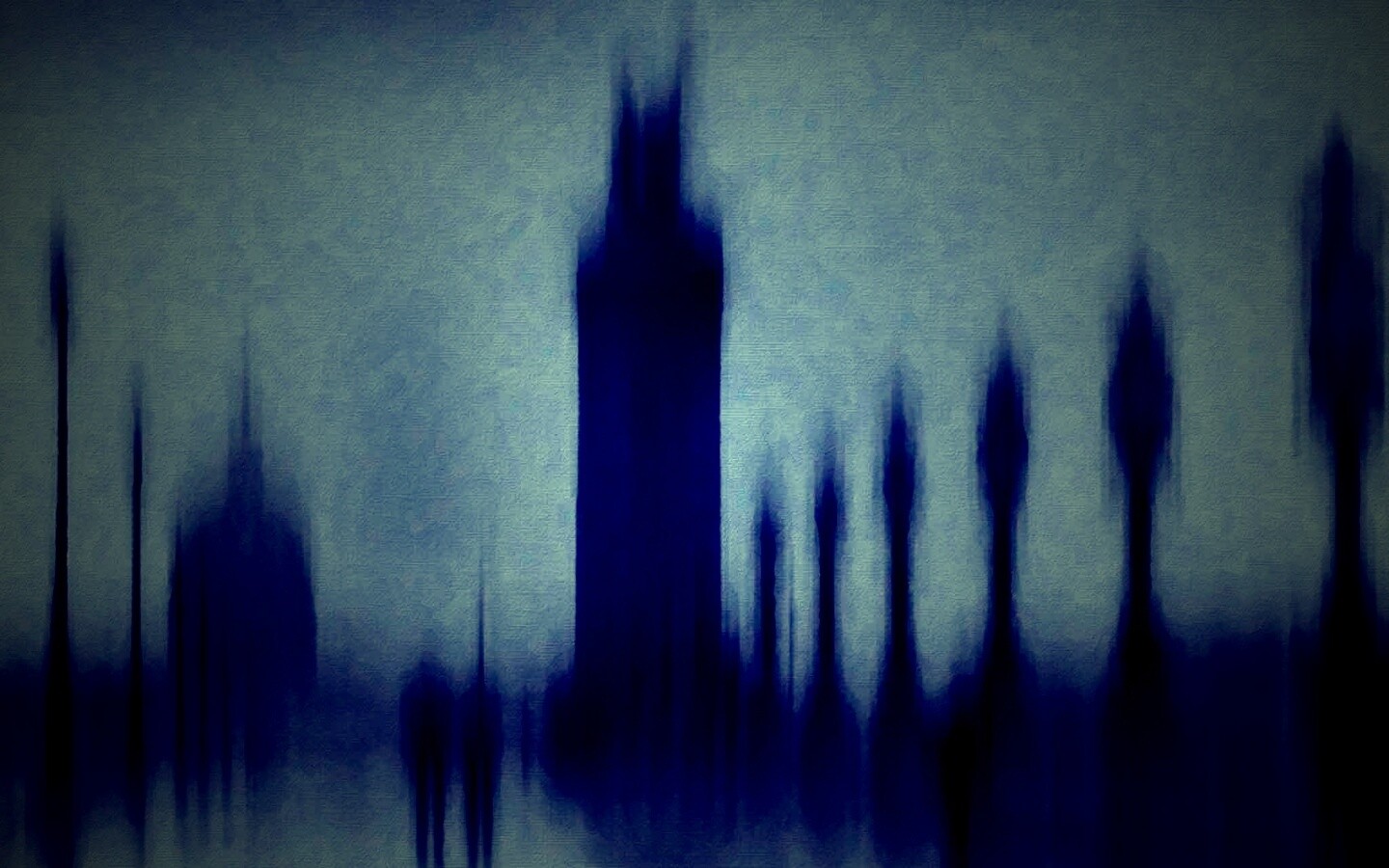 Размытый вид с моста обои