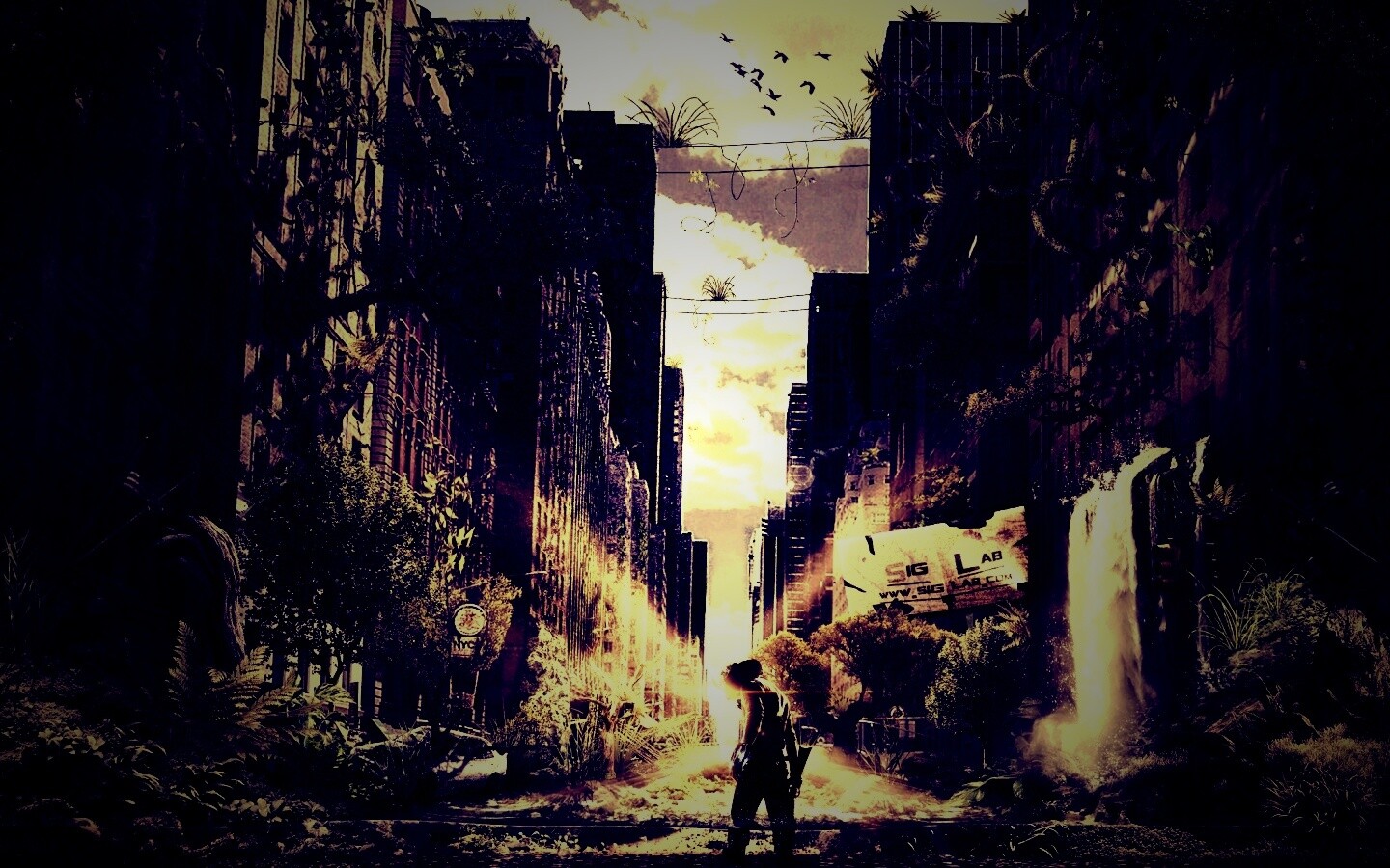 Постапокалиптический мир обои