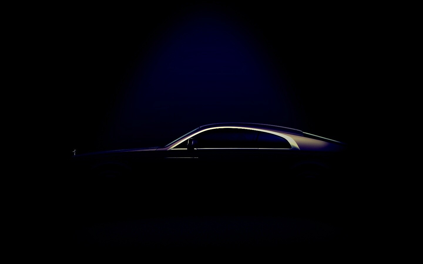 Силуэт Rolls Roys обои