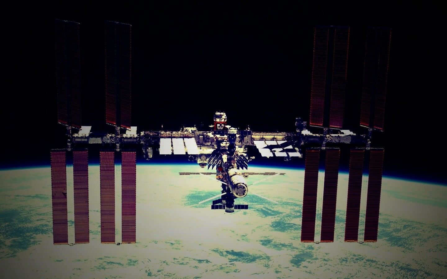 Международная космическая станция обои