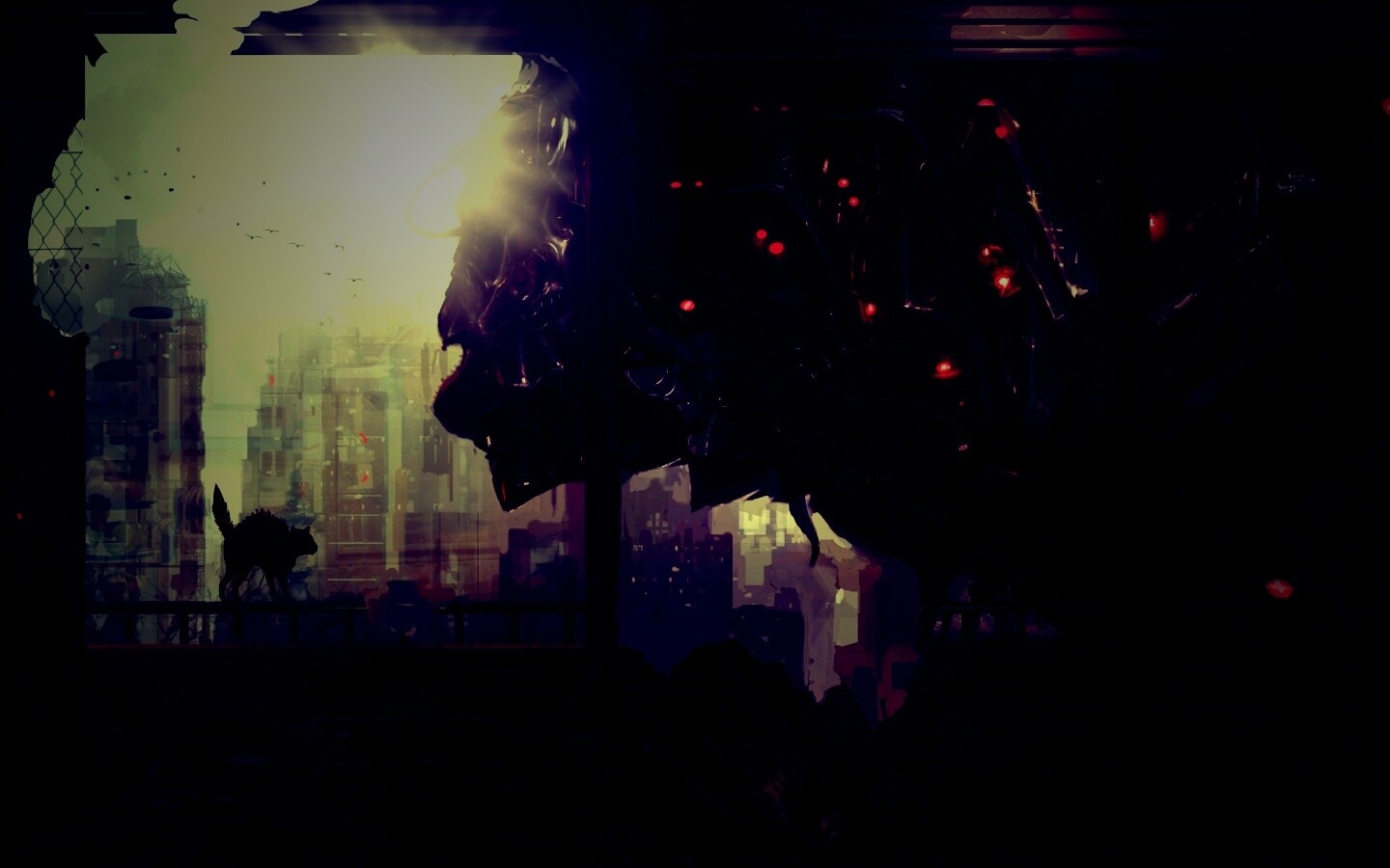 Кошкино удивление обои