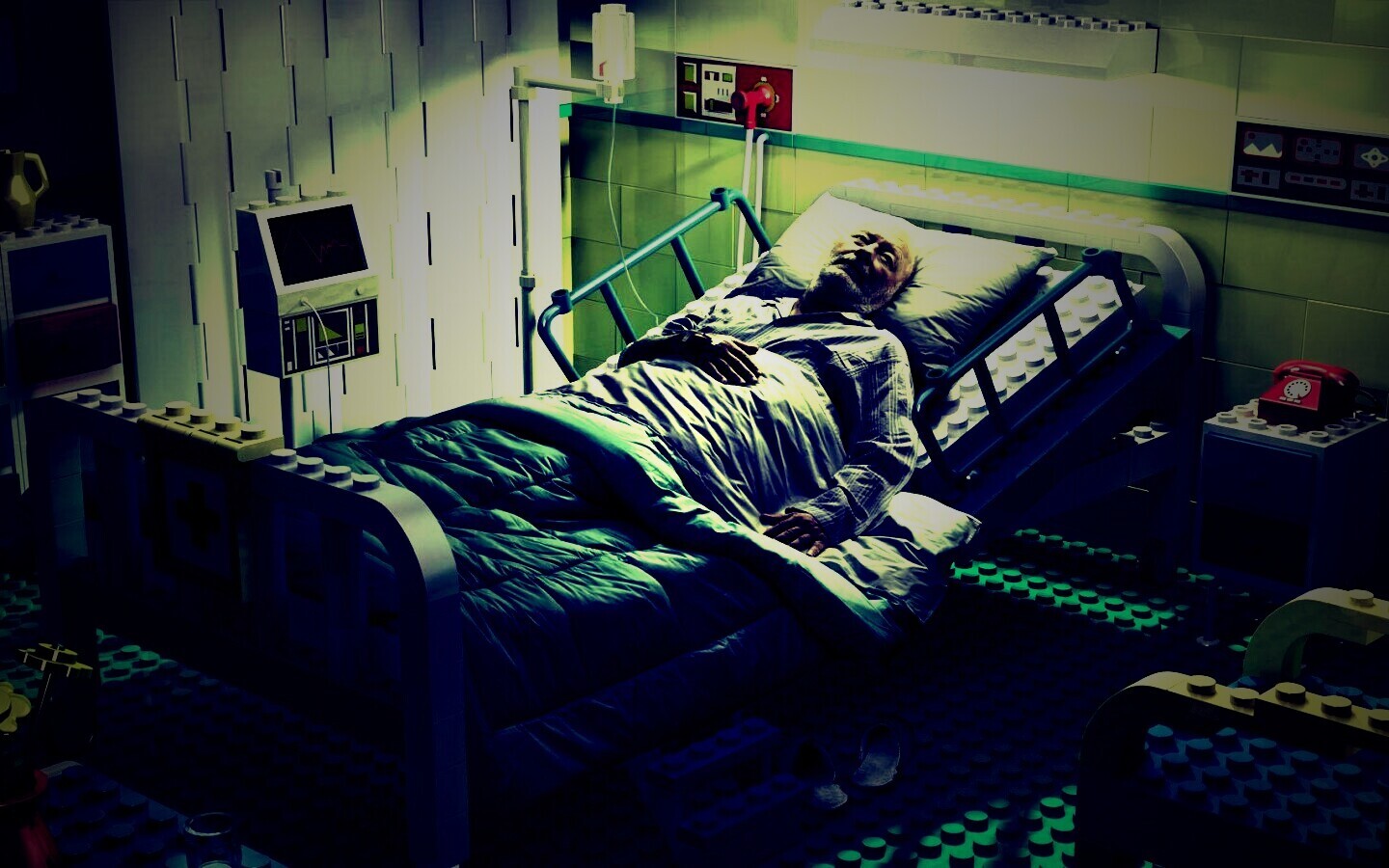 Лего больница обои