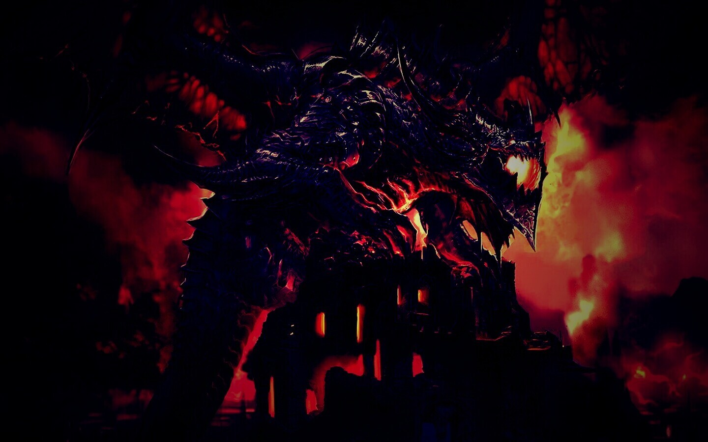 Огромный дракон обои