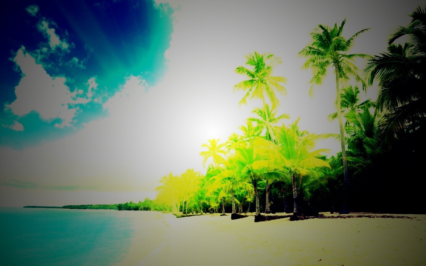 Тропическое побережье обои