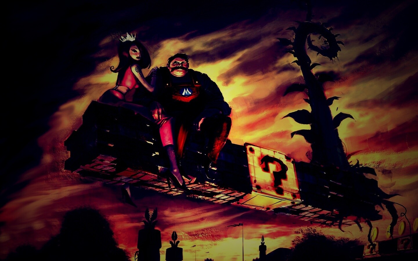 Марио - альтернативная концовка обои