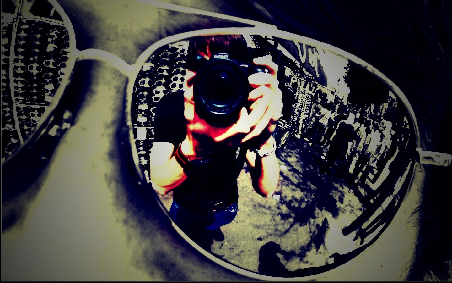 В очках обои