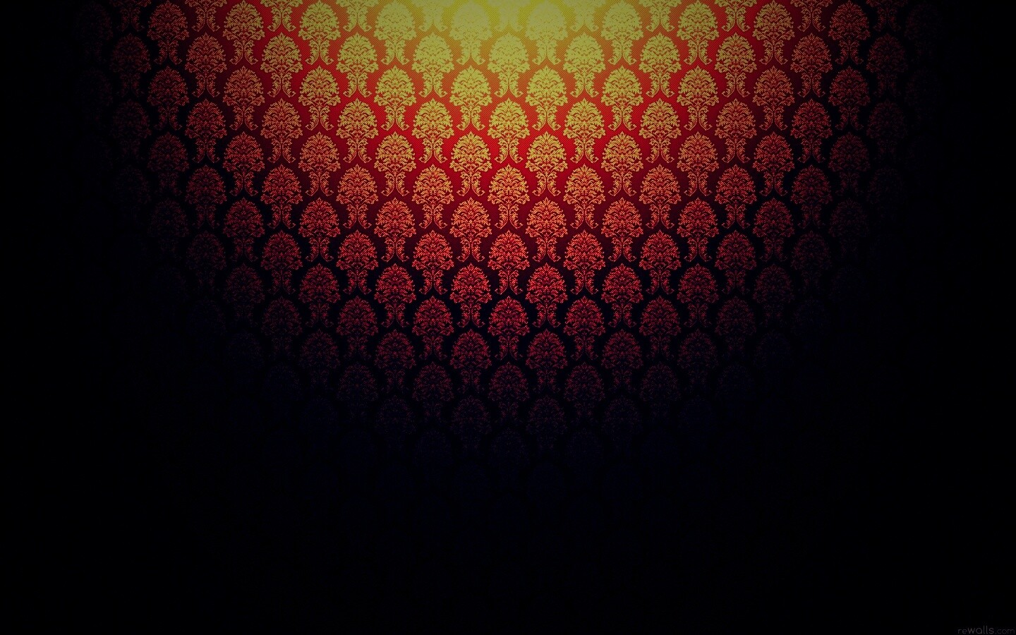 Оранжевые узоры обои