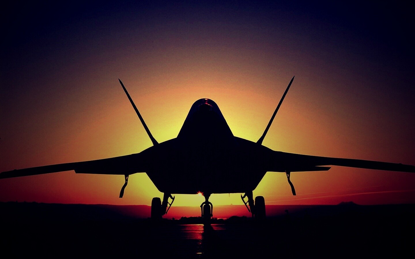 Истребитель F22 обои